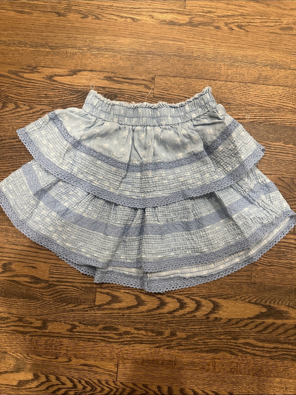 Aerie Tiered Ruffle Mini Skirt